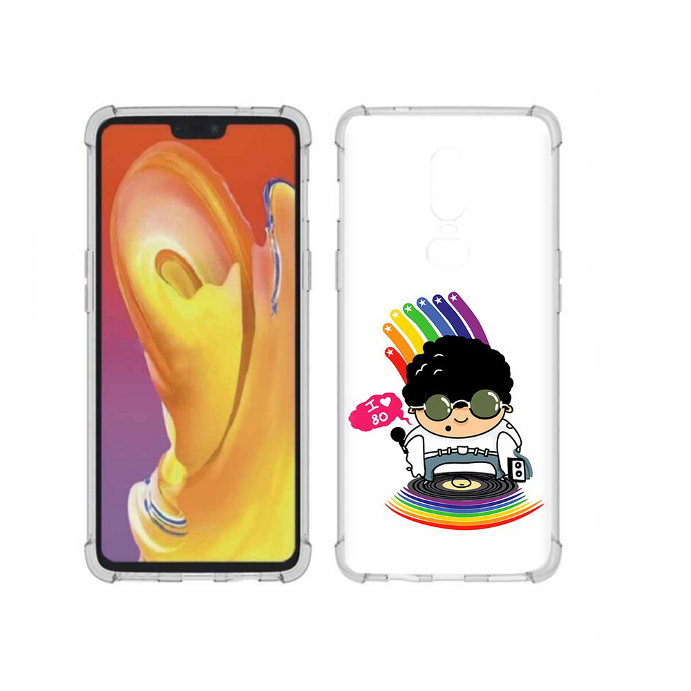 

Чехол MyPads Tocco для OnePlus 6 Я люблю 80-е, Прозрачный, Tocco