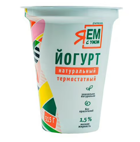 

Йогурт Я ем с умом густой 1,5%, 315 г