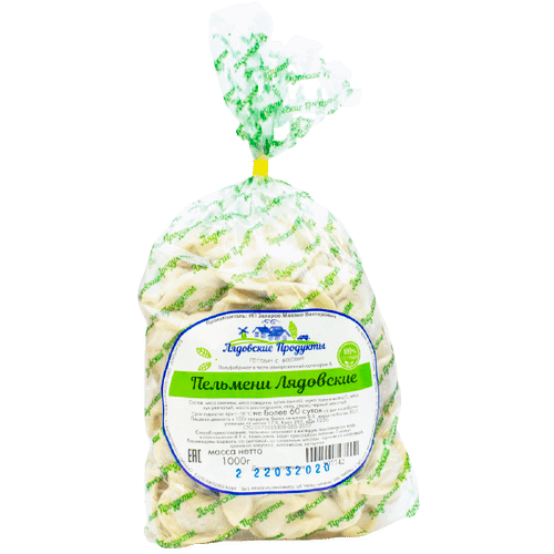 

Пельмени Лядовские Продукты Лядовские 800 г