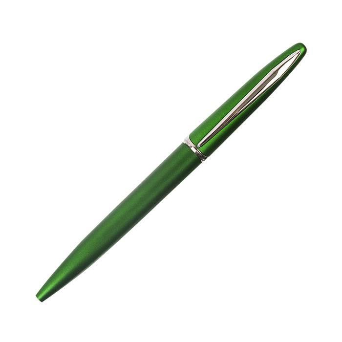 Ручка для логотипа автоматическая inФОРМАТ Inspiration 0.7мм синий цвет зеленый корпус 1шт