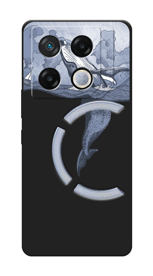 

Чехол Awog на Infinix GT 20 Pro "Два измерения", Голубой;черный;прозрачный, 3106252-1