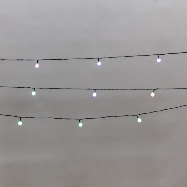 Световая гирлянда новогодняя Neon-Night LED-CAPS-230V-IN-M 304-023 5 м разноцветный/RGB