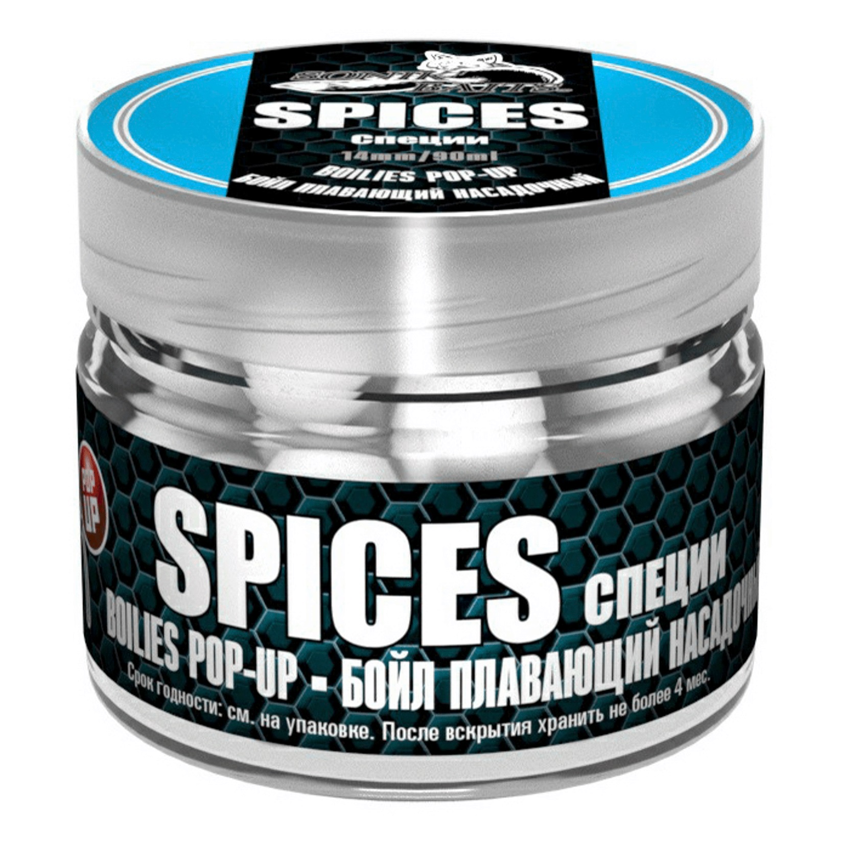 

Бойл Sonik Baits Pop-Up Baits Spices насадочный плавающий 14 мм 90 мл