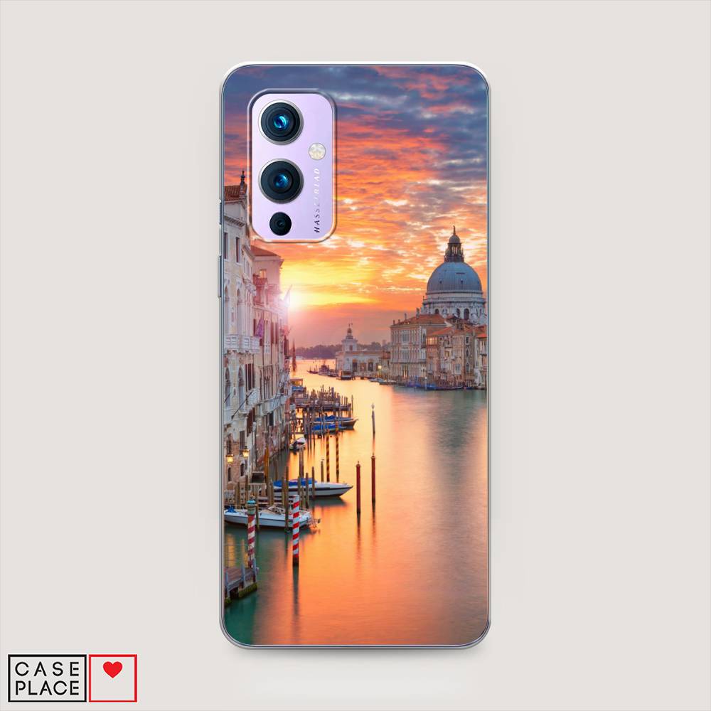 

Чехол на OnePlus 9 LE2113 "Восход 11", Розовый;оранжевый, 151450-2