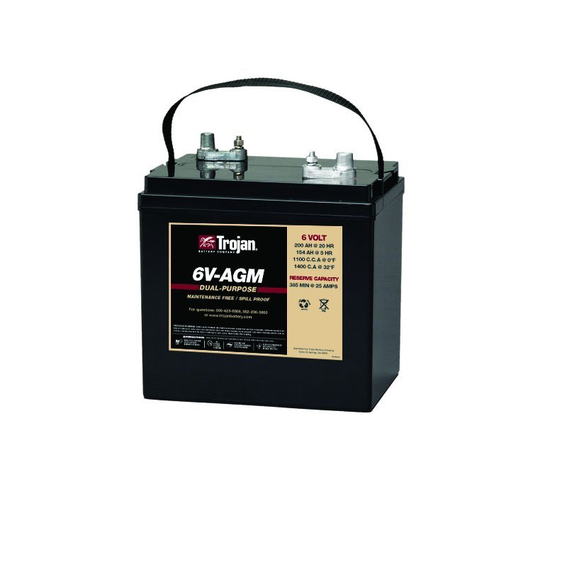 

Аккумулятор TROJAN 6V-AGM 6V 200A (260х181х274)