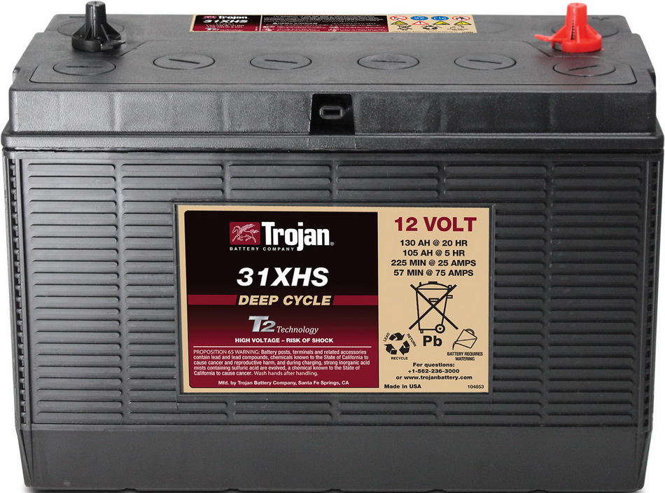 

Аккумулятор TROJAN 31XHS 12V 130A (329х171х243)