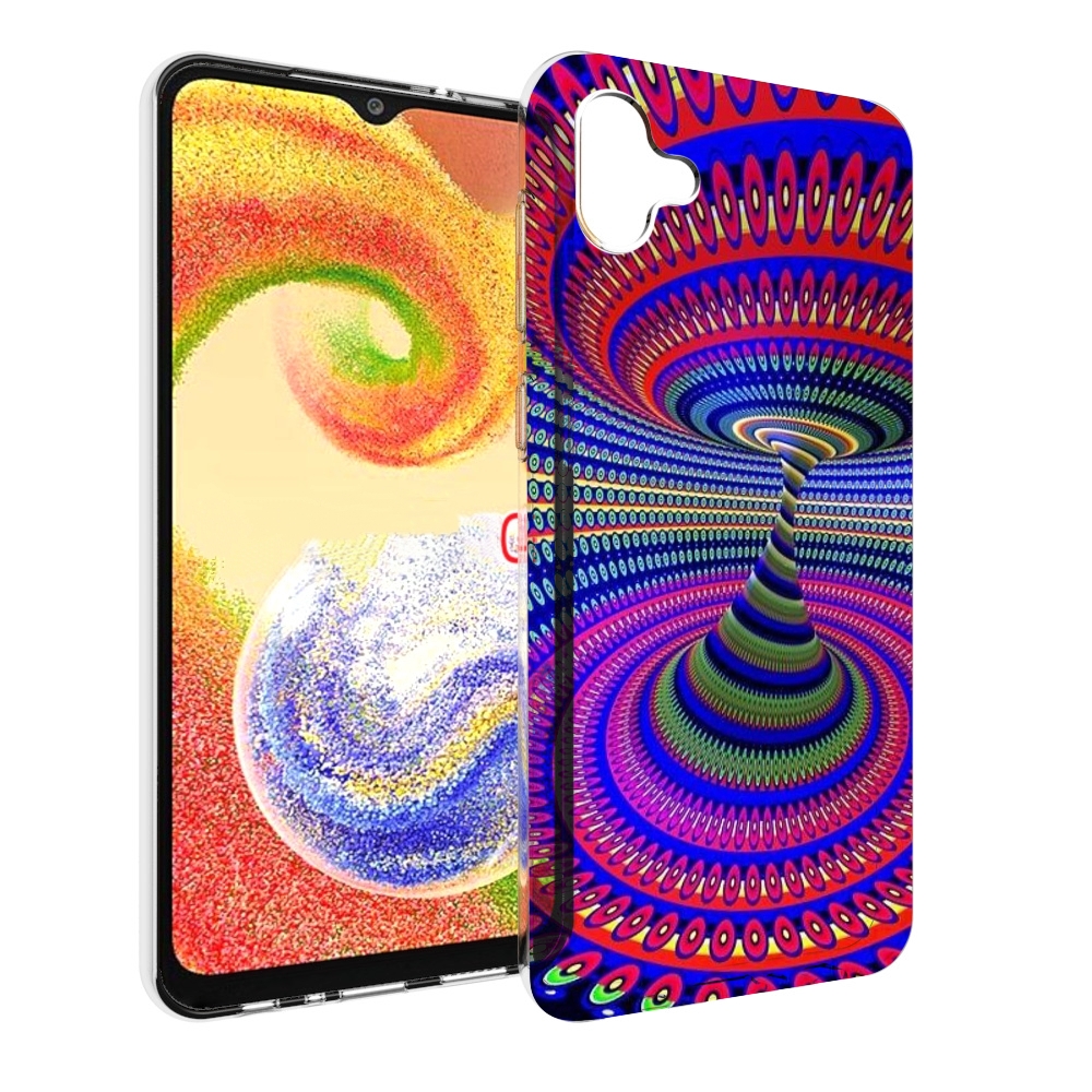 

Чехол MyPads оптическая иллюзия для Samsung Galaxy A04, Прозрачный, Tocco