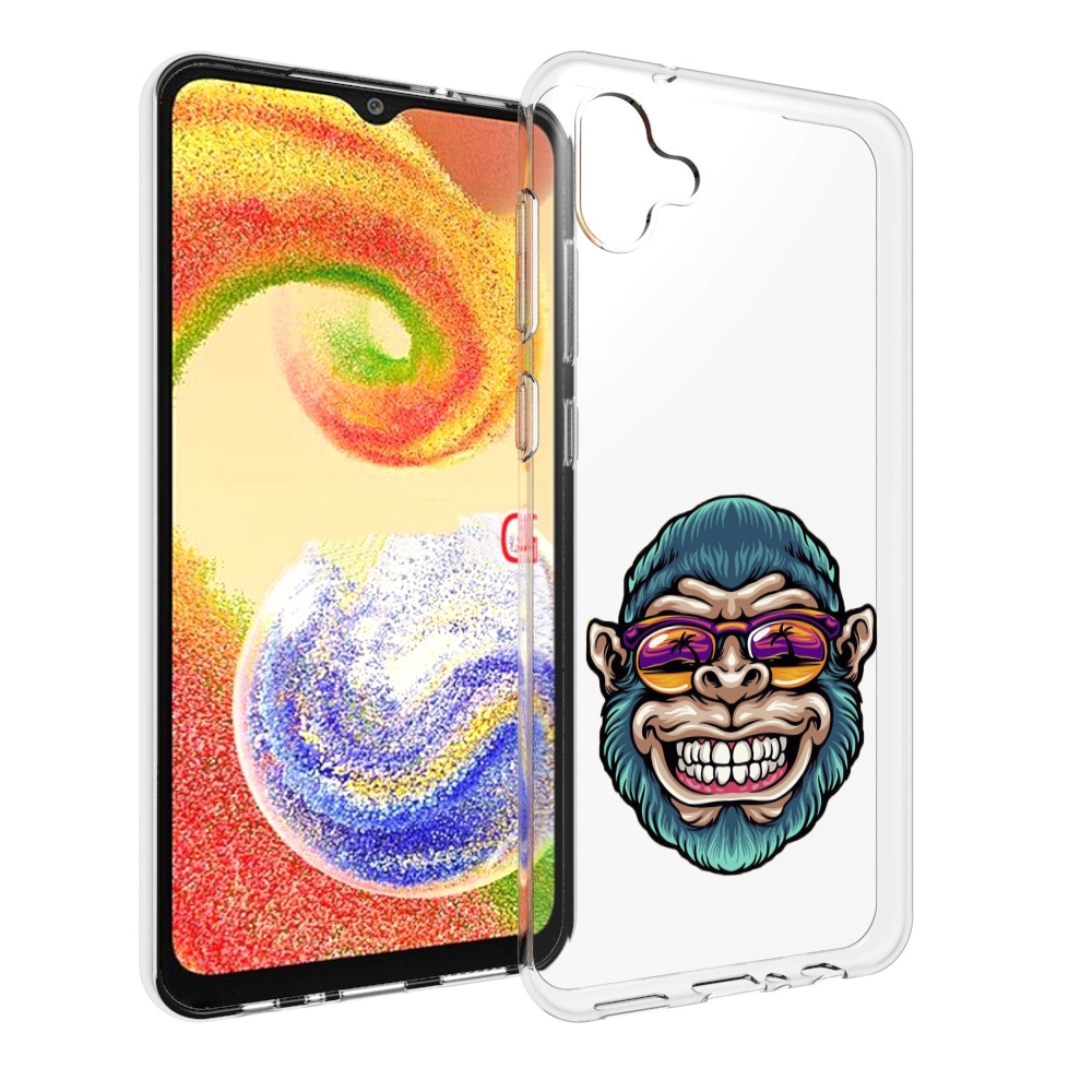 

Чехол MyPads обезьяна улыбается для Samsung Galaxy A04, Прозрачный, Tocco