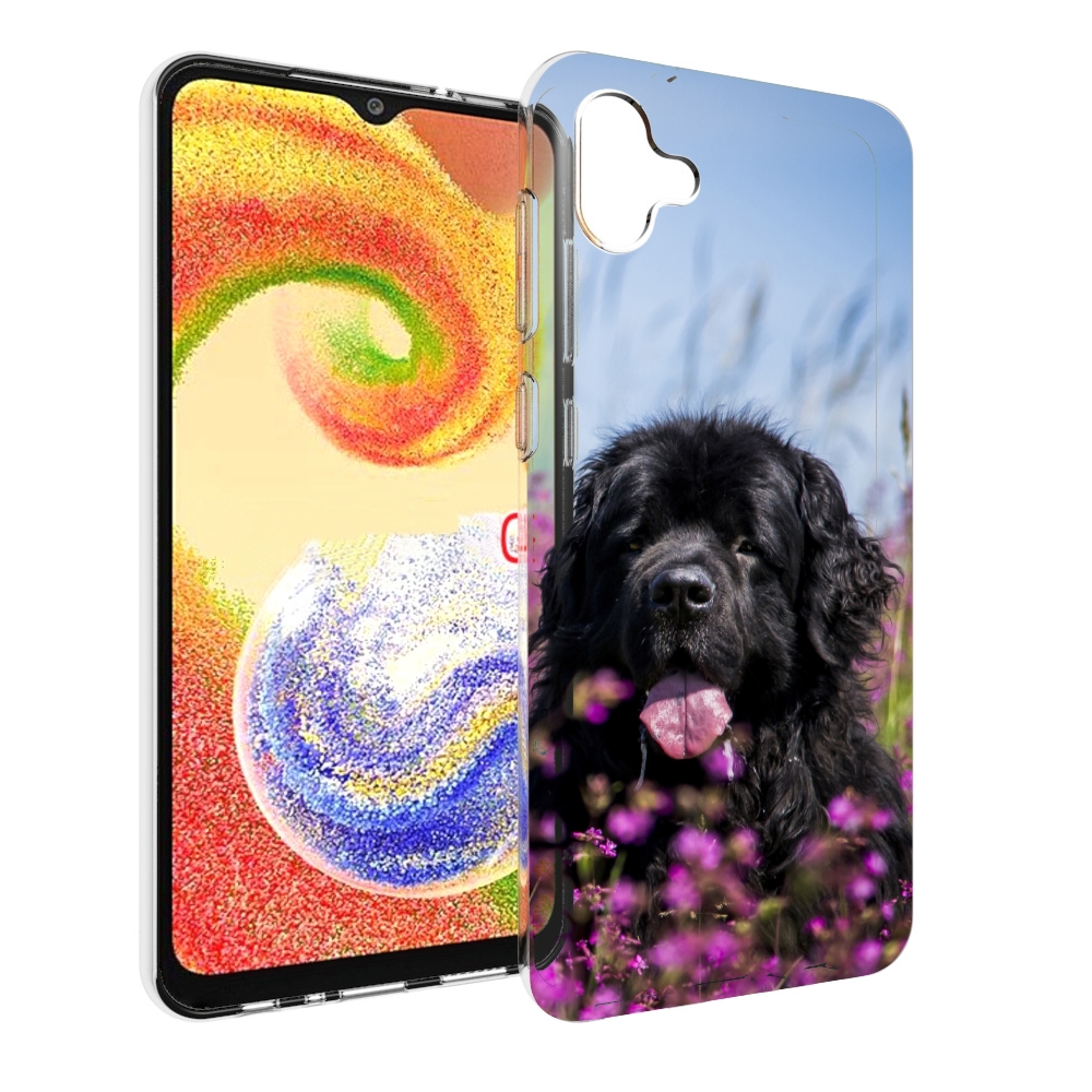 

Чехол MyPads ньюфаундлед для Samsung Galaxy A04, Прозрачный, Tocco