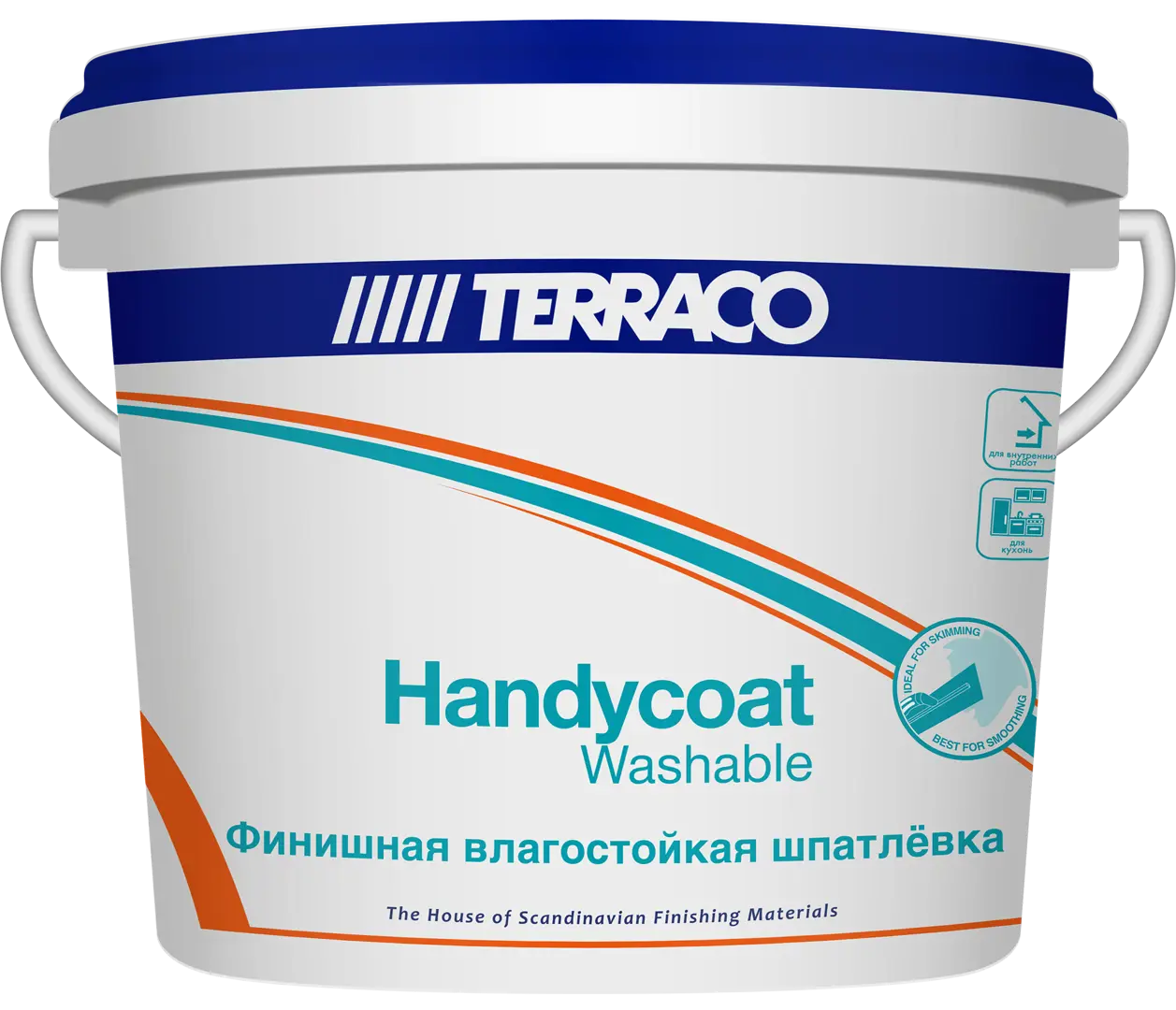 Шпатлёвка финишная влагостойкая Terraco Handycoat Washable 5 кг