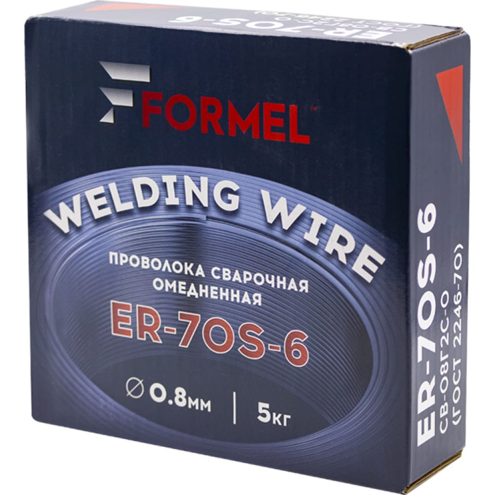 фото Проволока сварочная омедненная welding wire (0.8 мм; 5 кг) formel frm_08_5