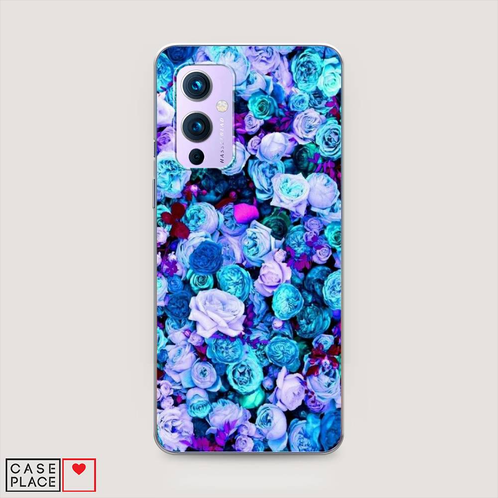 

Чехол на OnePlus 9 LE2113 "Цветочный ковер", Фиолетовый, 151450-2