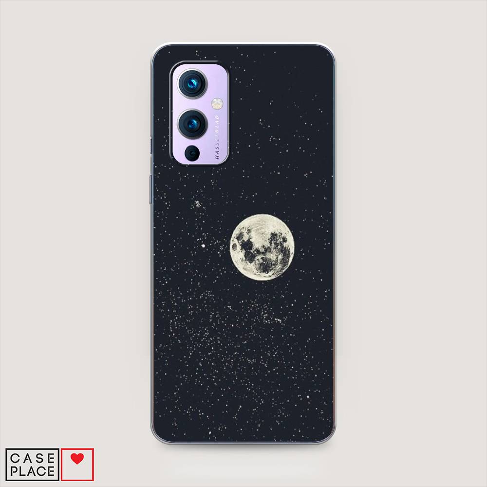 

Чехол на OnePlus 9 LE2113 "Полнолуние", Красный, 151450-2