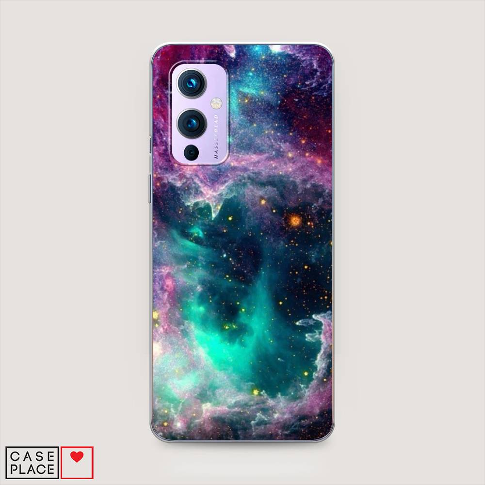 

Чехол на OnePlus 9 LE2113 "Звездные облака", Розовый;бежевый, 151450-2