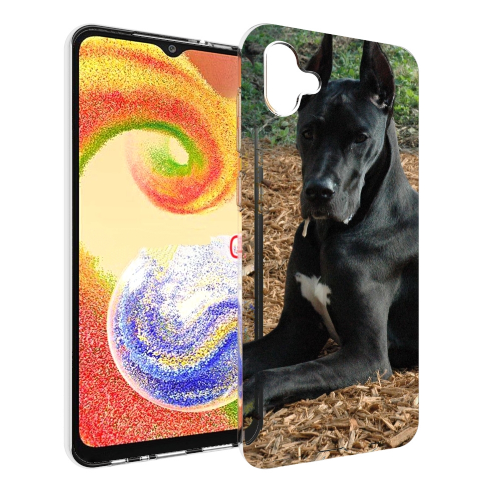 

Чехол MyPads немецкии дог для Samsung Galaxy A04, Прозрачный, Tocco