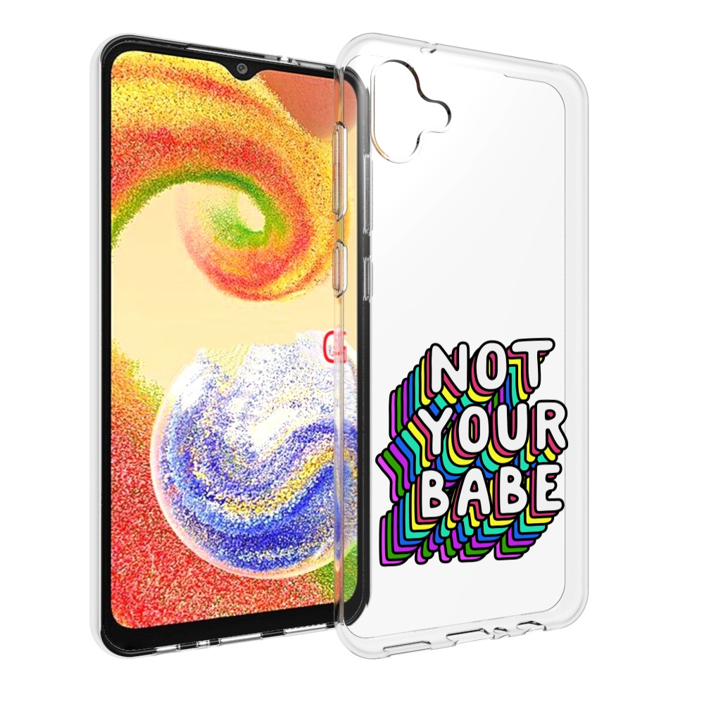 

Чехол MyPads не-твоя-девочка для Samsung Galaxy A04, Прозрачный, Tocco