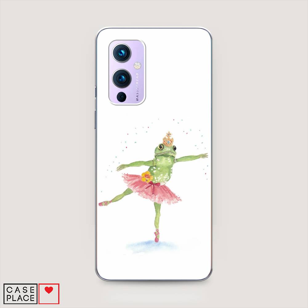 

Чехол на OnePlus 9 LE2113 "Лягушка-балерина", Зеленый, 151450-4