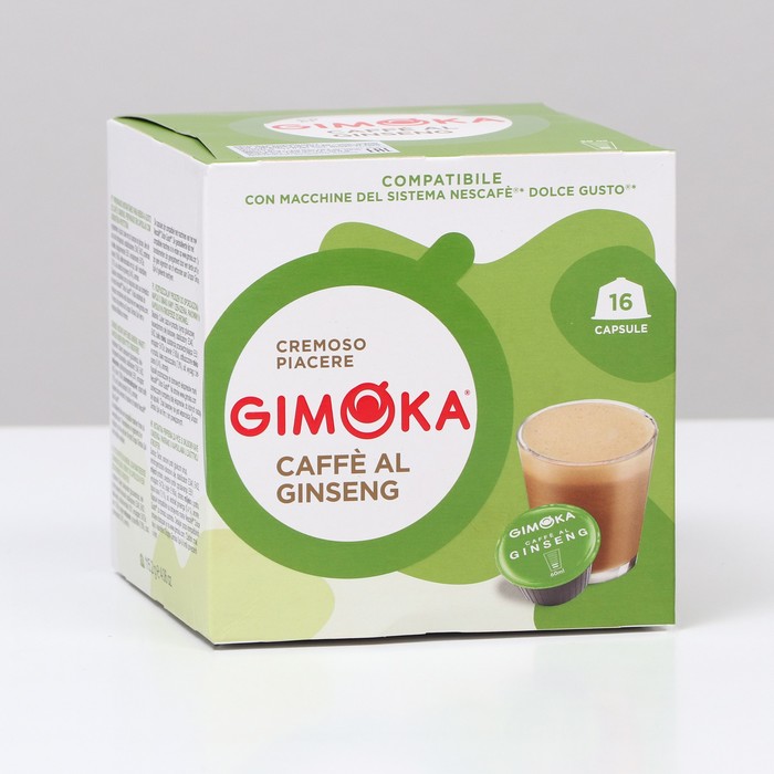 фото Кофе в капсулах gimoka giseng coffee, 16 капсул