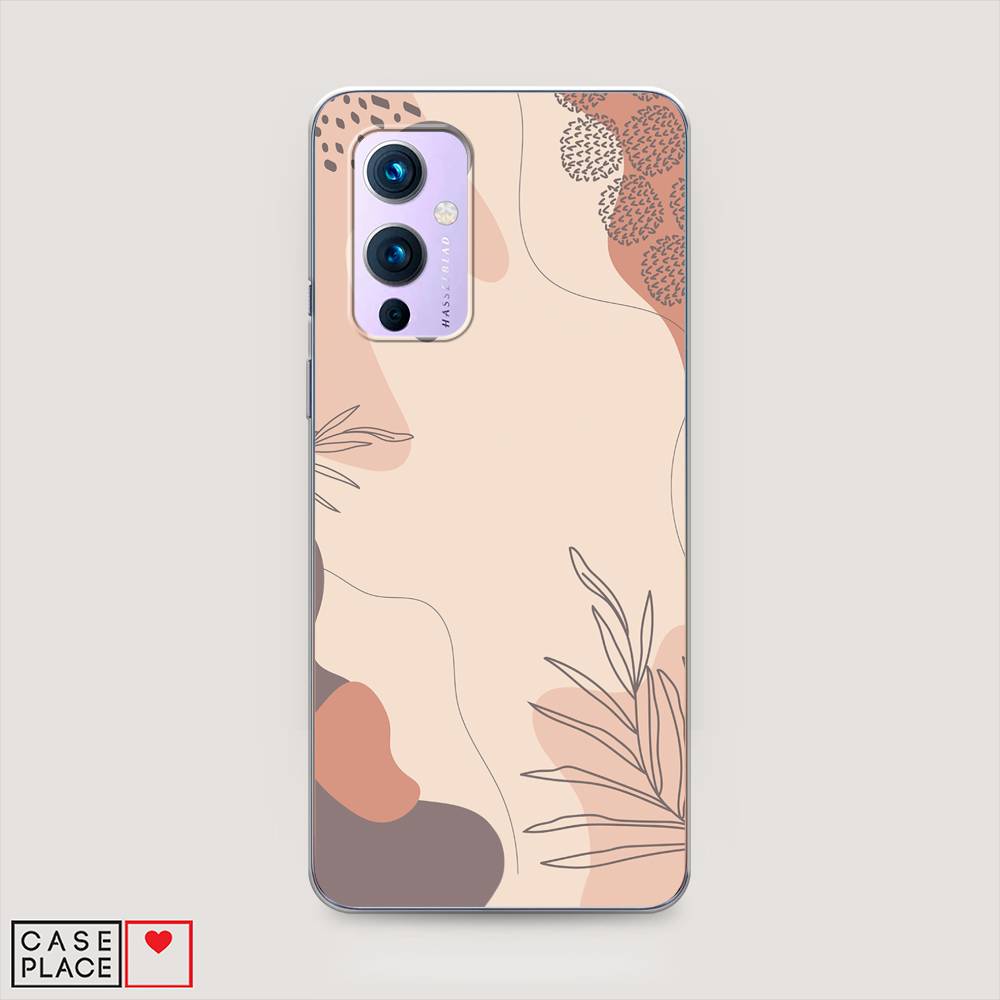 

Чехол на OnePlus 9 LE2113 "Нюдовые тона", Коричневый;серый, 151450-4