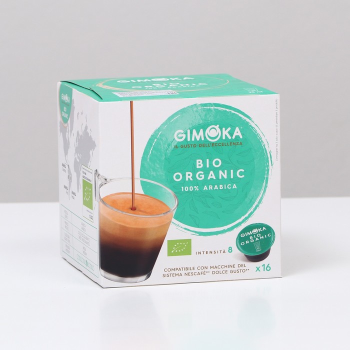 

Кофе в капсулах Gimoka Espresso bio-organic, 16 капсул