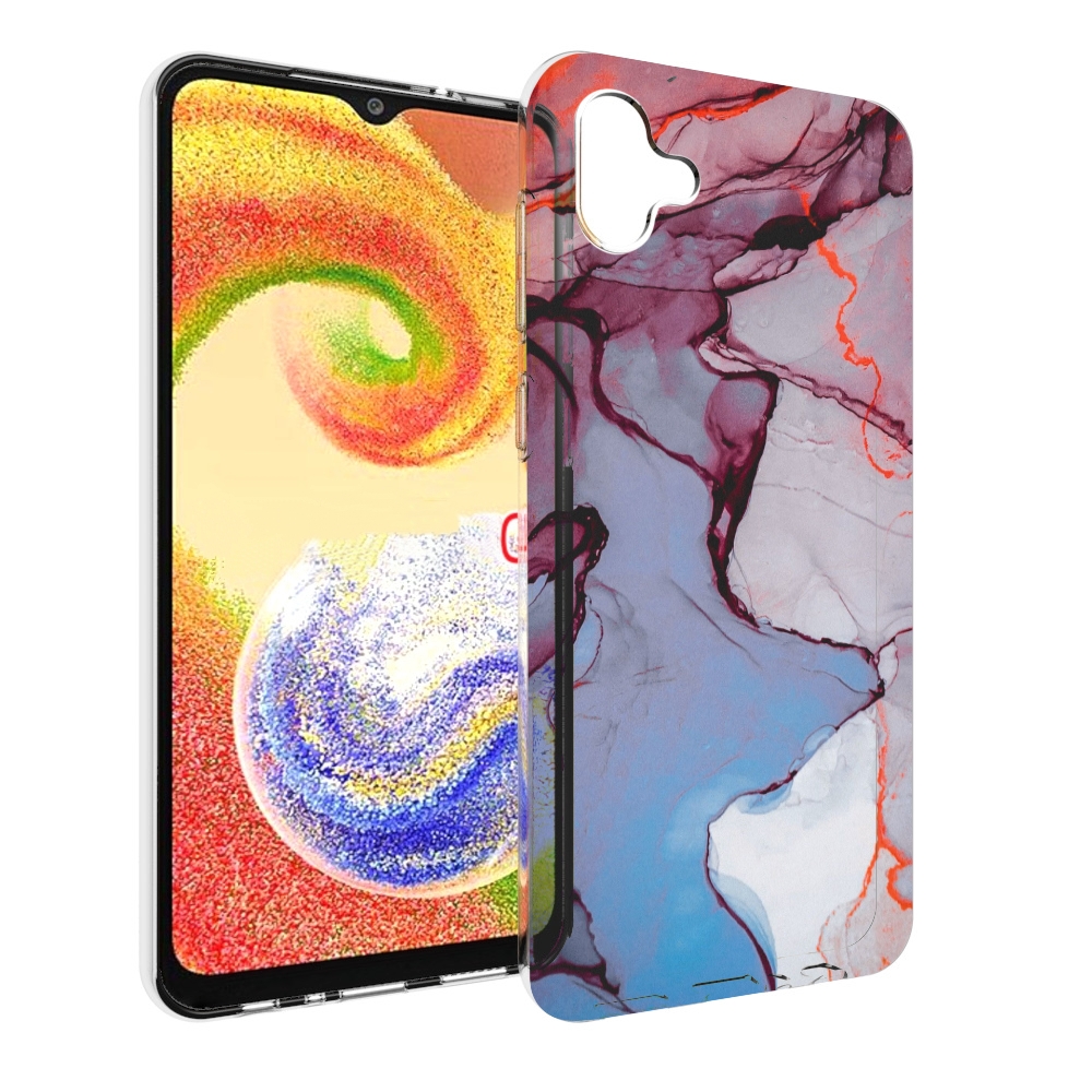 

Чехол MyPads мраморный рисунок для Samsung Galaxy A04, Прозрачный, Tocco