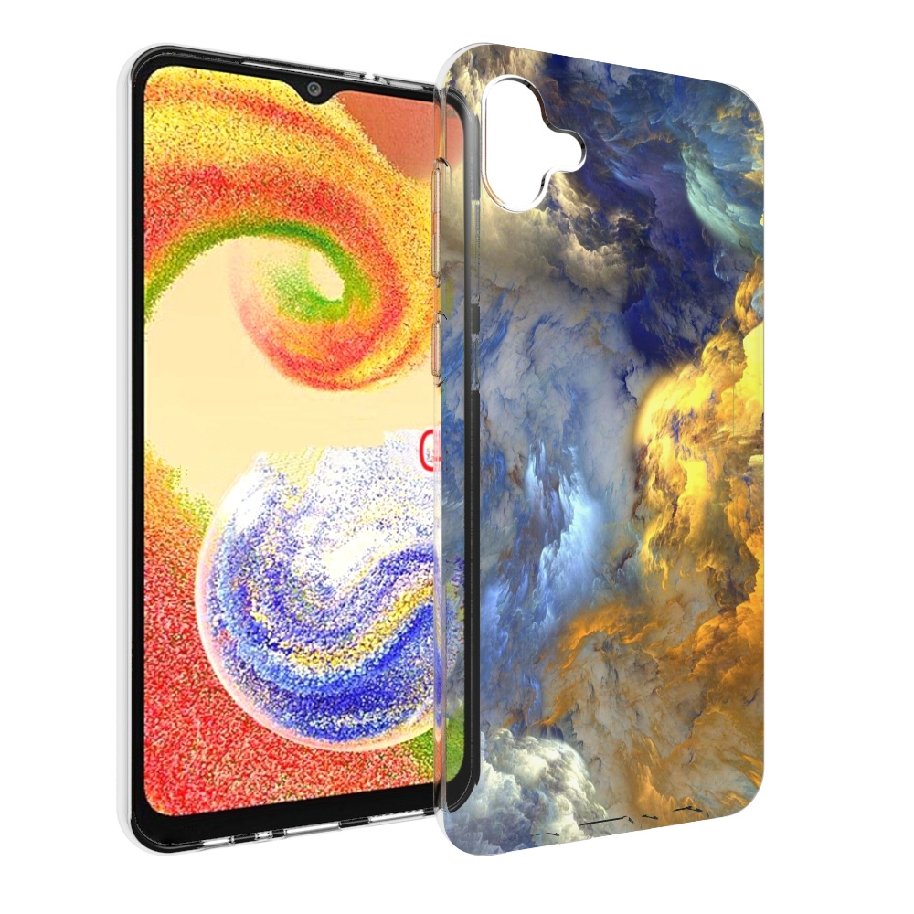 

Чехол MyPads мраморное небо для Samsung Galaxy A04, Прозрачный, Tocco