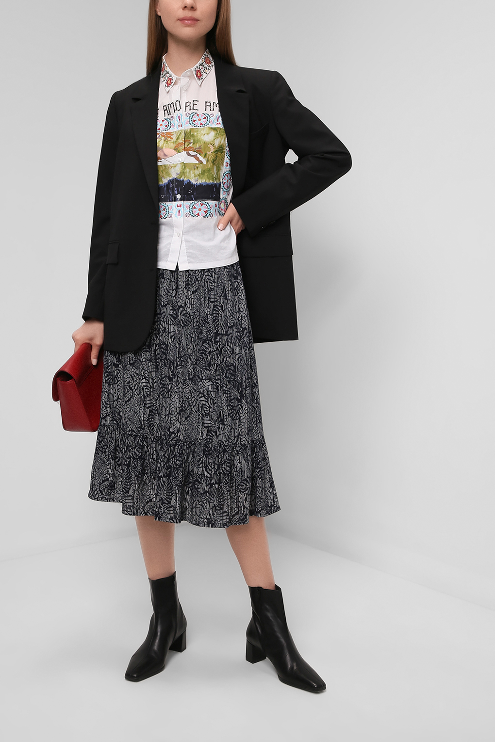 Юбка женская Comma Casual Identity 2113087 синяя 36