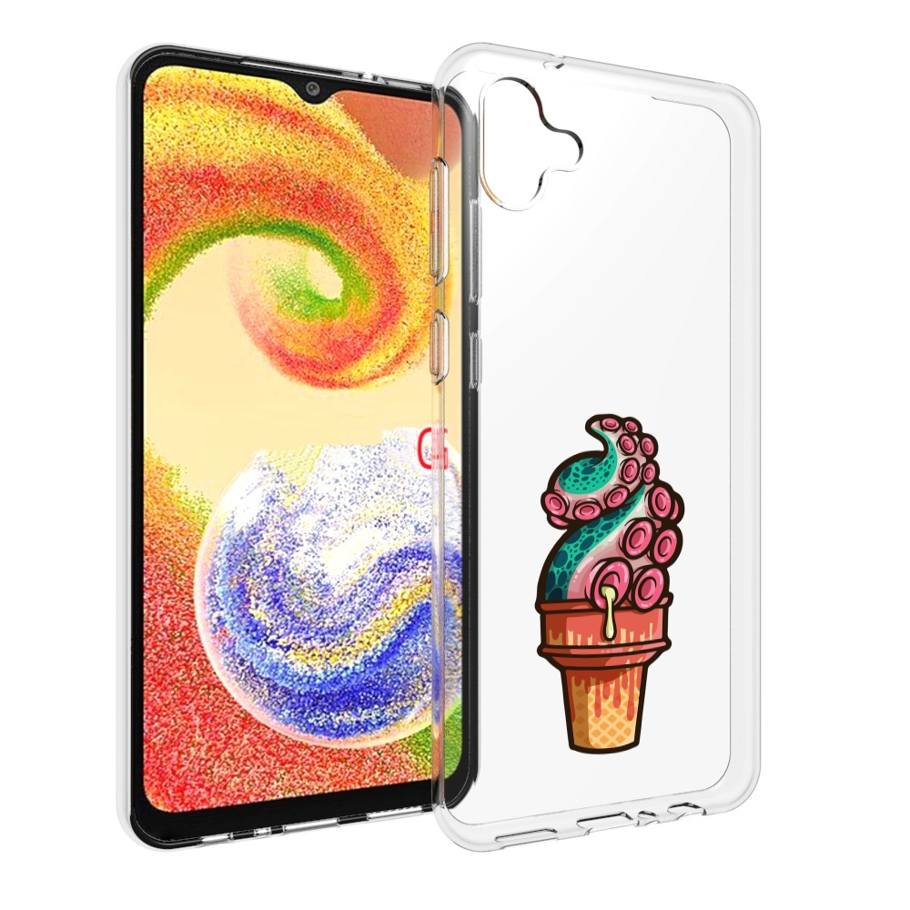 

Чехол MyPads мороженное для Samsung Galaxy A04, Прозрачный, Tocco