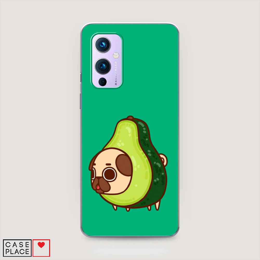 

Чехол на OnePlus 9 LE2113 "Мопс авокадик", Зеленый, 151450-1