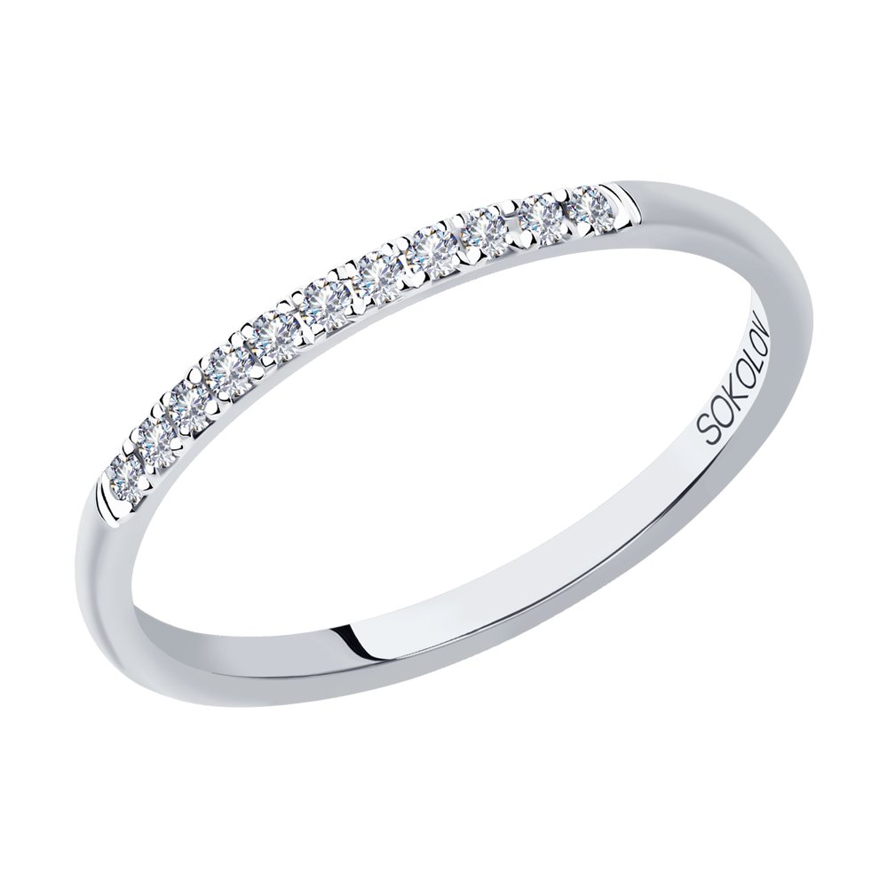 

Кольцо из золота р. 17,5 SOKOLOV Diamonds 1112249-01, бриллиант, 1112249-01