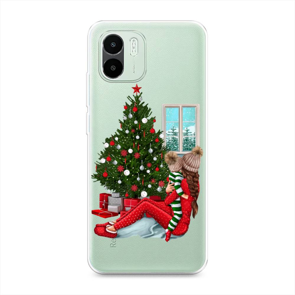 

Чехол на Xiaomi Redmi A1 "Новый год с мамой", Красный;зеленый;голубой, 316350-6