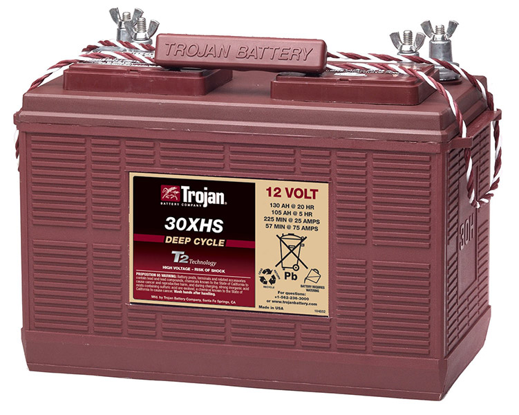 

Аккумулятор TROJAN 30XHS 12V 130A (355х171х256)