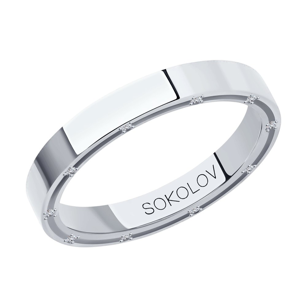 

Кольцо из золота р. 17,5 SOKOLOV Diamonds 1112128-01, бриллиант, 1112128-01