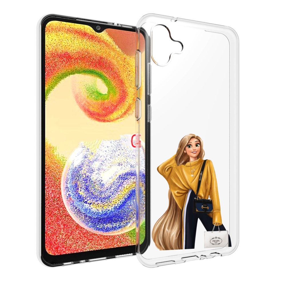 

Чехол MyPads модная-рапунсель женский для Samsung Galaxy A04, Прозрачный, Tocco