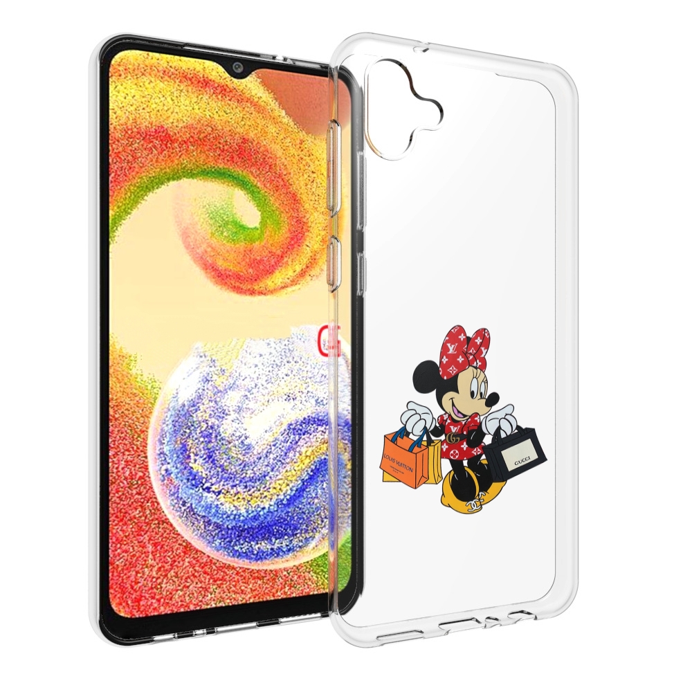 

Чехол MyPads модная-девочка-из-микки-мауса женский для Samsung Galaxy A04, Прозрачный, Tocco