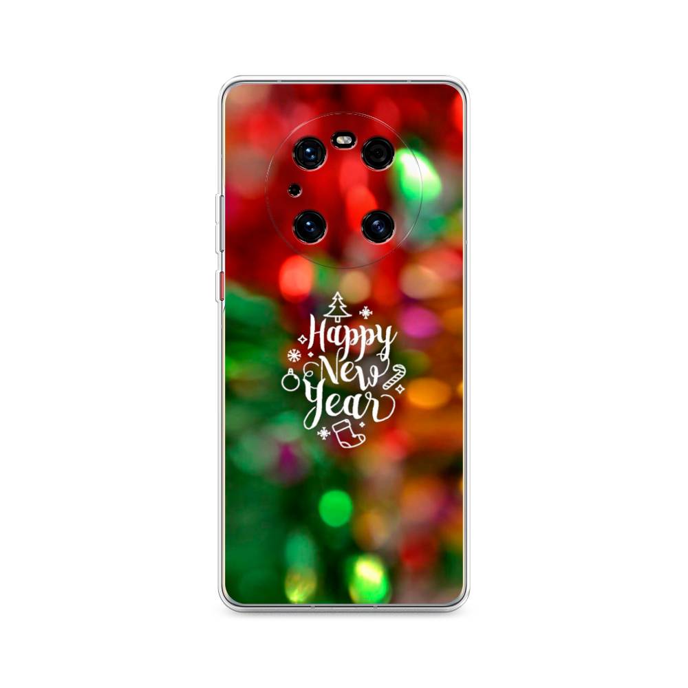 

Чехол на Huawei Mate 40 Pro "Новый Год на елке", Зеленый;красный;желтый, 6104450-5