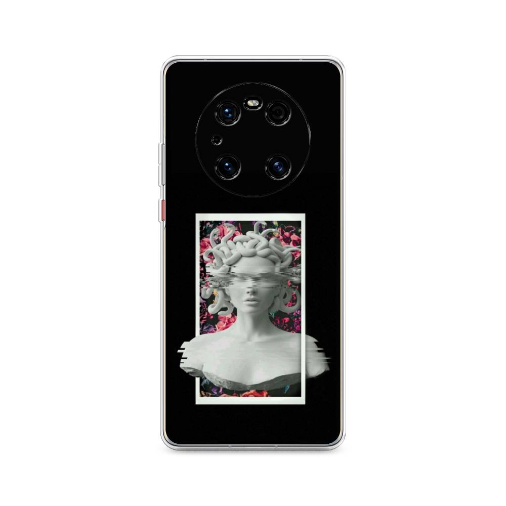 

Чехол на Huawei Mate 40 Pro "Web Punk Медуза Горгона", Черный;серый, 6104450-6