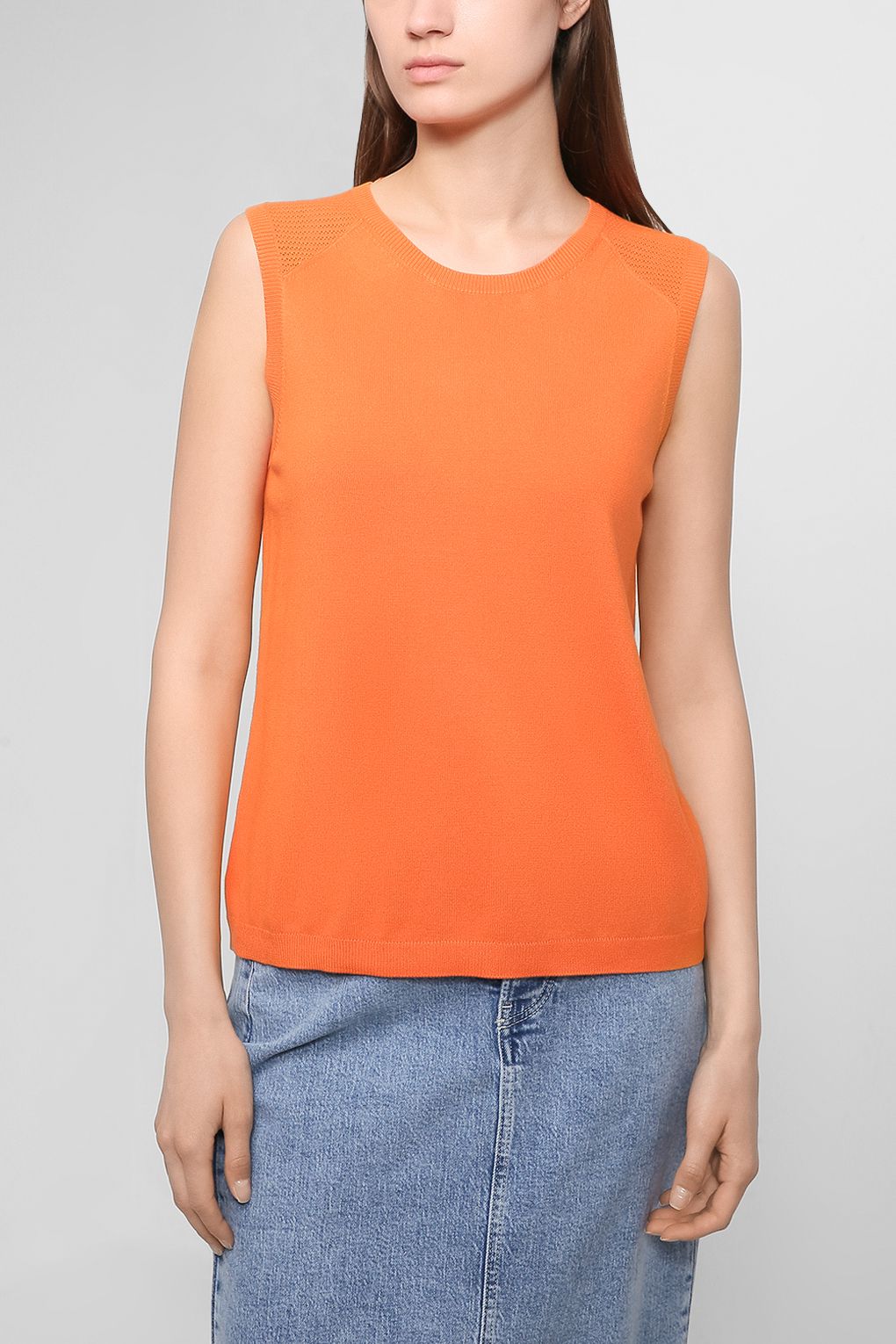 Топ женский Comma Casual Identity 2111004 оранжевый 44