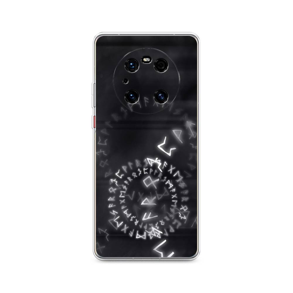 

Чехол на Huawei Mate 40 Pro "Руны", Серый;черный, 6104450-3