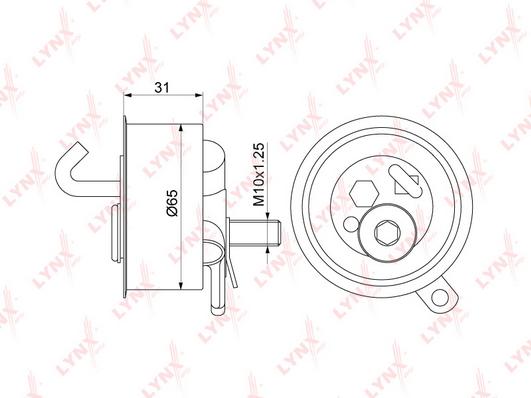 

PB-1326 ролик натяжной ремня ГРМ Toyota Nadia/Vista 2.0 98>