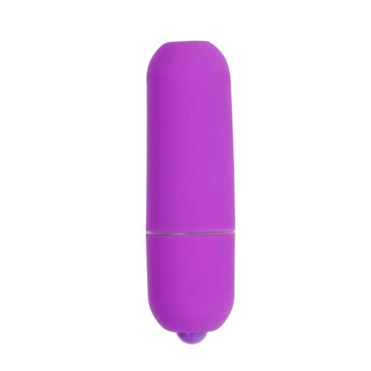 Фиолетовая вибропуля с 10 режимами вибрации, BI-014059A-0603, арт: 71785, фиолетовый,