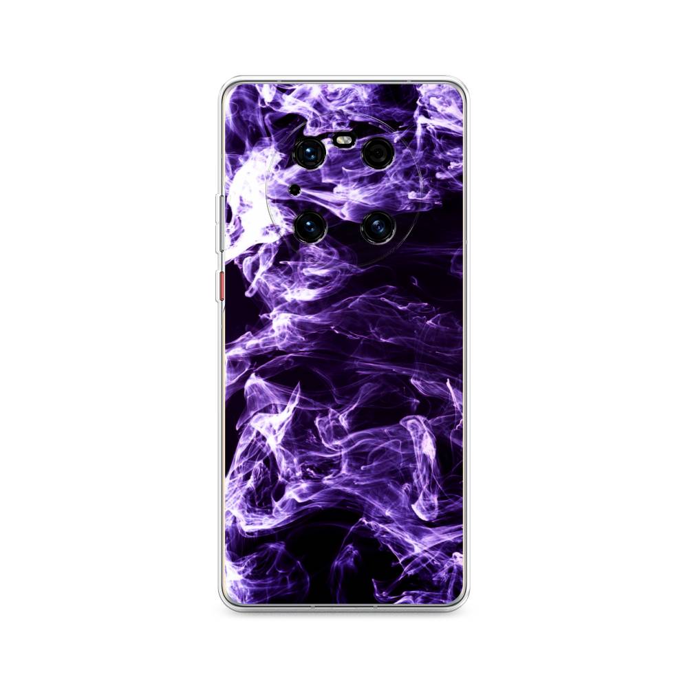 

Чехол на Huawei Mate 40 Pro "Фиолетовый дым", Фиолетовый;белый;черный, 6104450-3