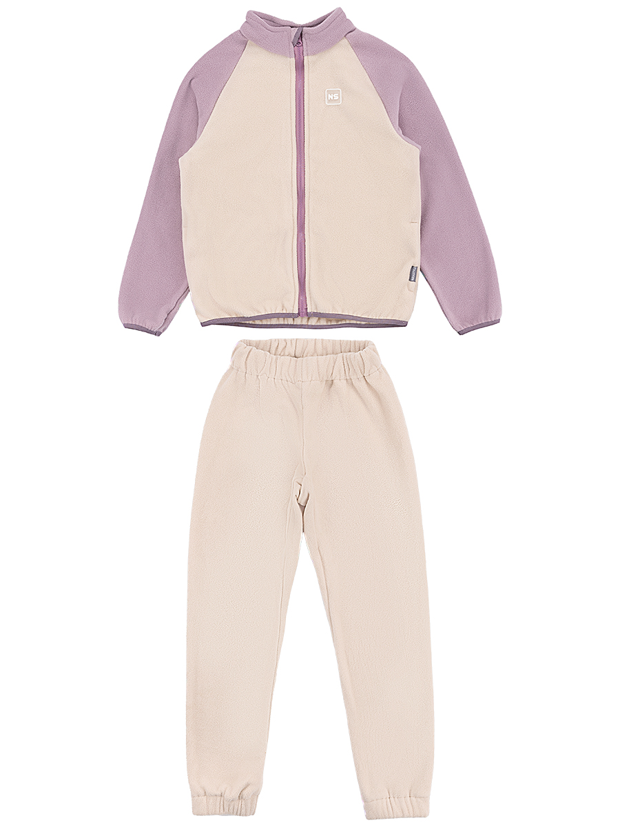

Костюм спортивный детский NIKASTYLE 7т10224, беж,орхидея, 146, Бежевый;фиолетовый, 7т10224
