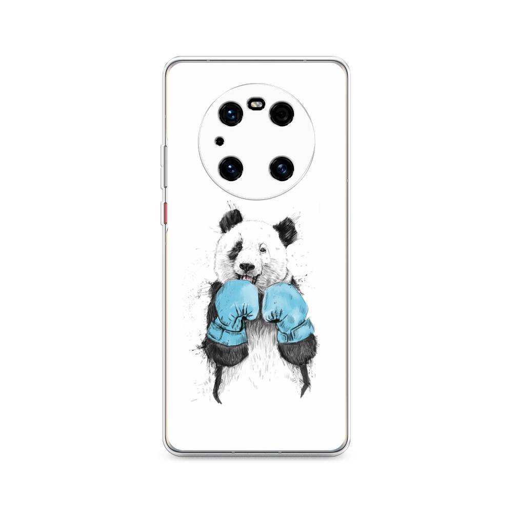 

Чехол на Huawei Mate 40 Pro "Панда боксер", Голубой;белый;серый, 6104450-1