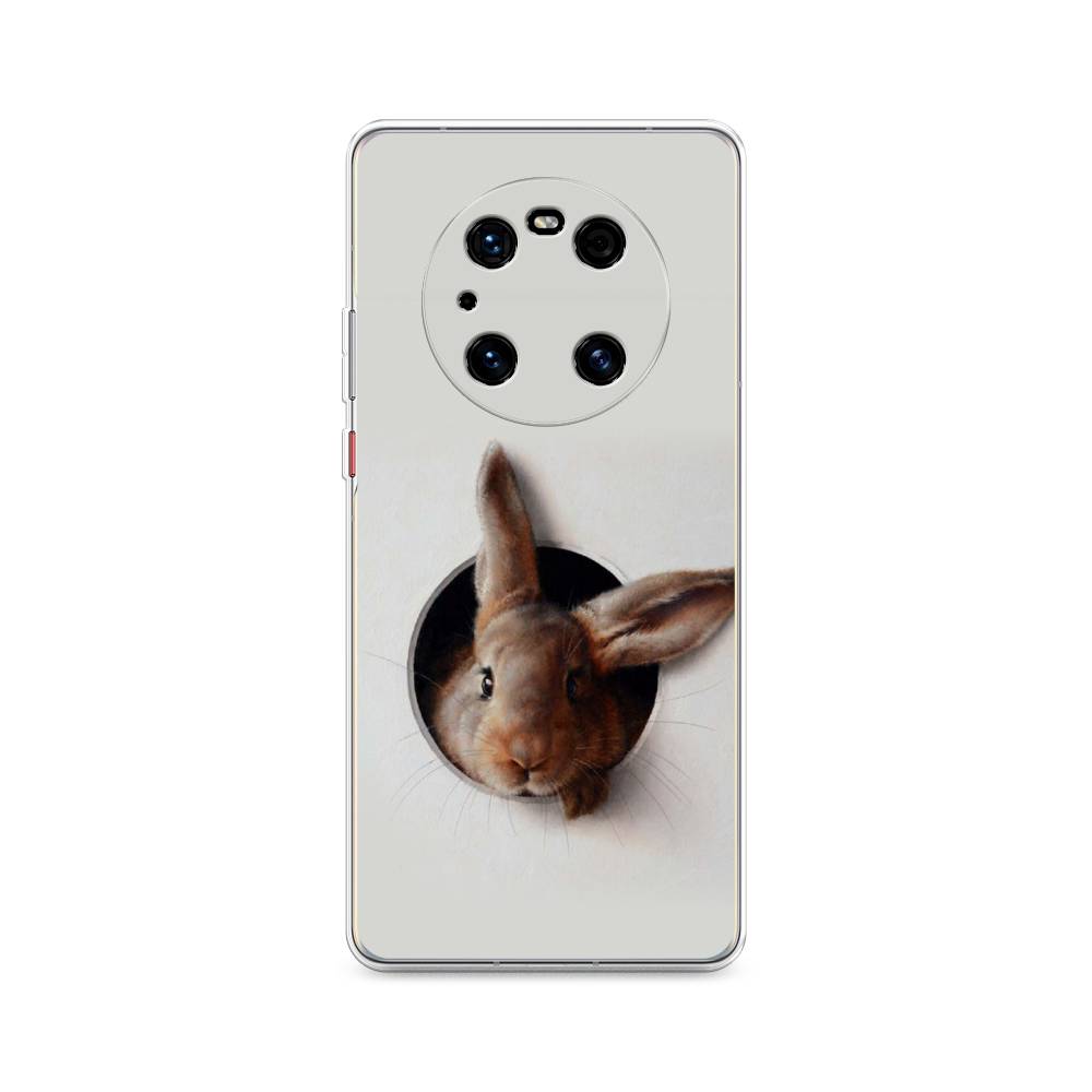 

Чехол на Huawei Mate 40 Pro "Любопытный кролик", Серый;коричневый, 6104450-1