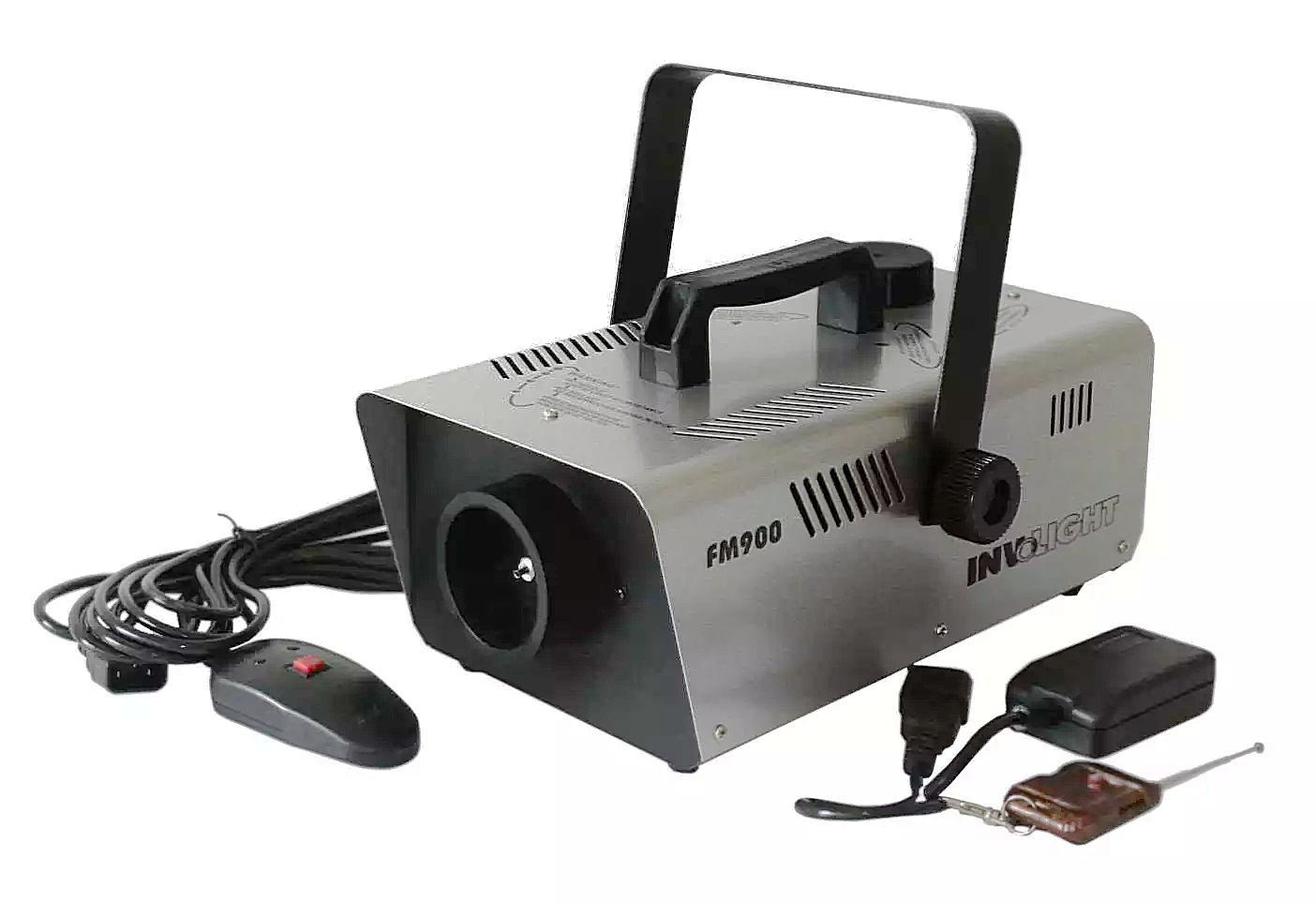 

Involight Fm900 - Дым машина 900 Вт, проводной и радио пульт