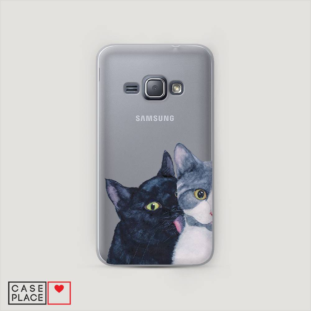 

Чехол Awog "Кошачья любовь" для Samsung Galaxy J1