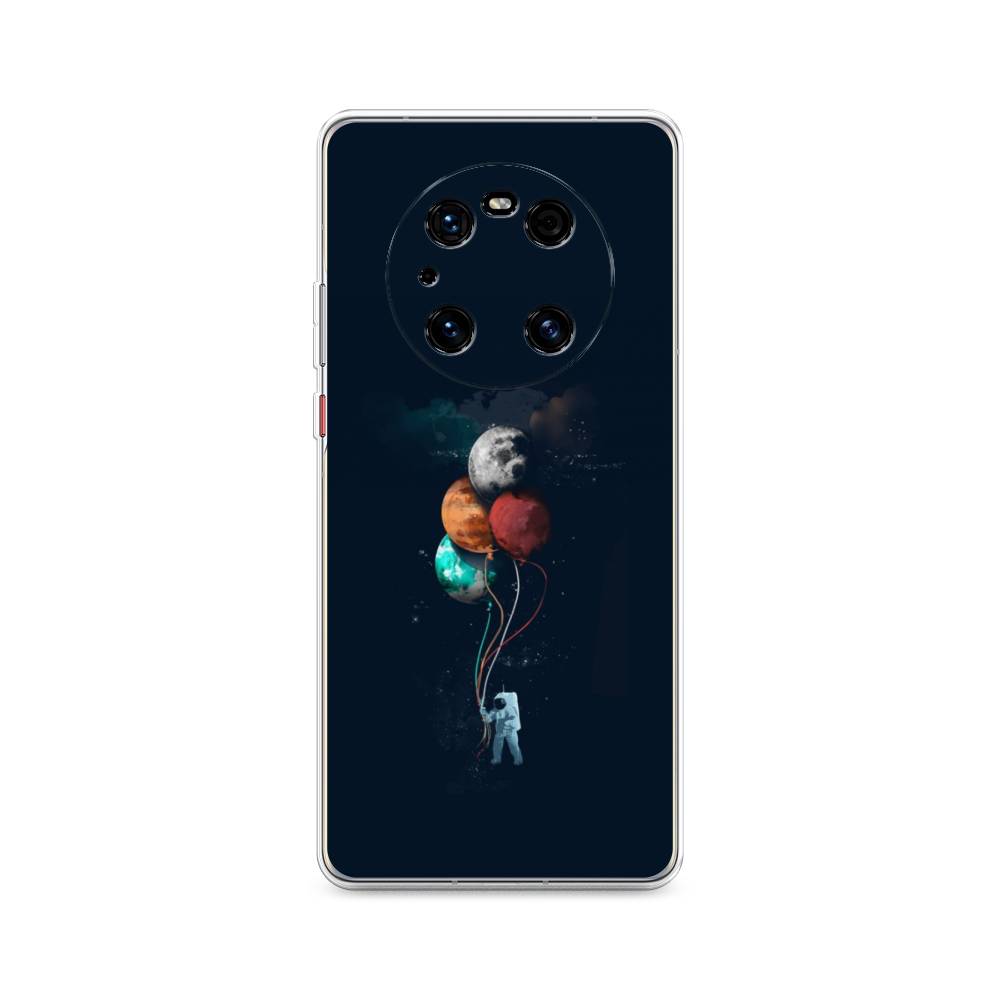 

Чехол на Huawei Mate 40 Pro "Космонавт с шариками", Разноцветный, 6104450-4
