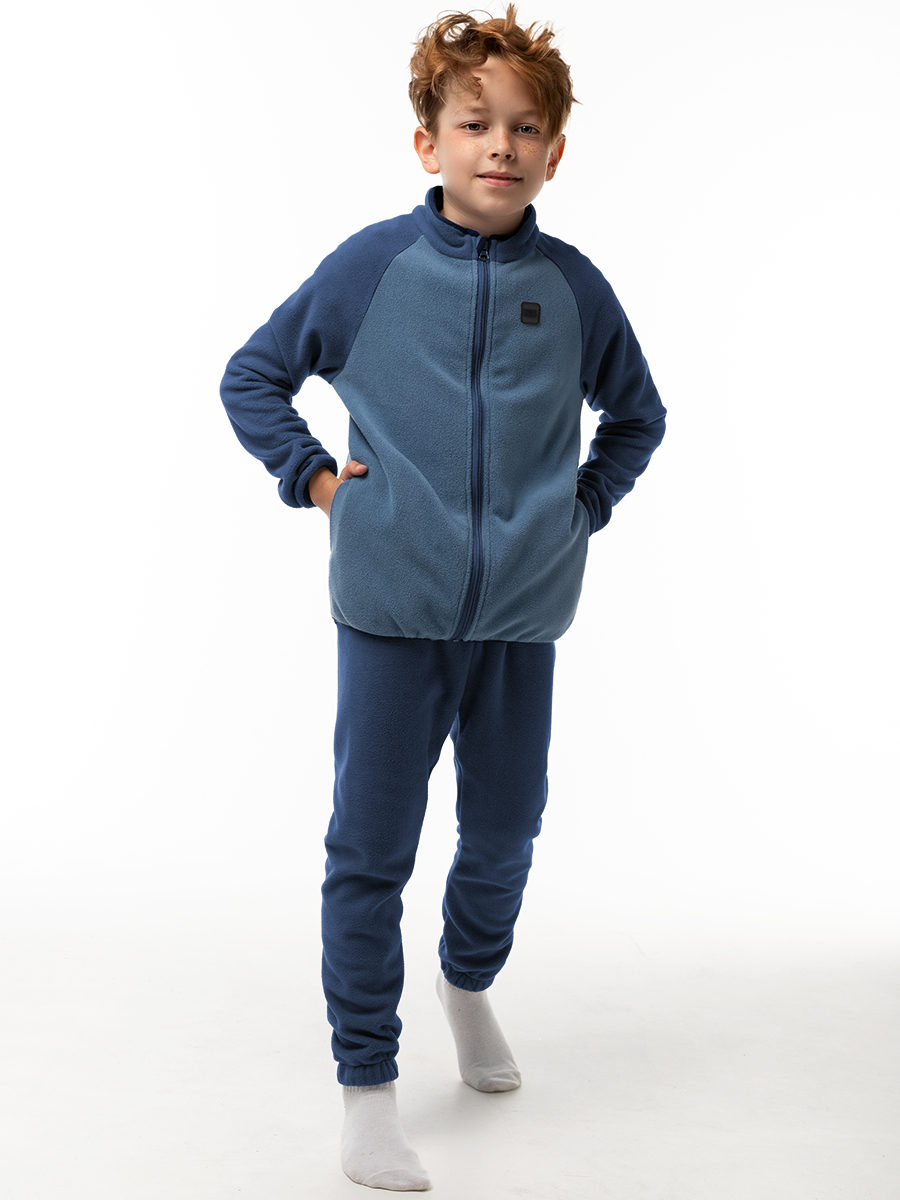 

Костюм спортивный детский NIKASTYLE 7т10124, джинс/неви, 140, Синий, 7т10124