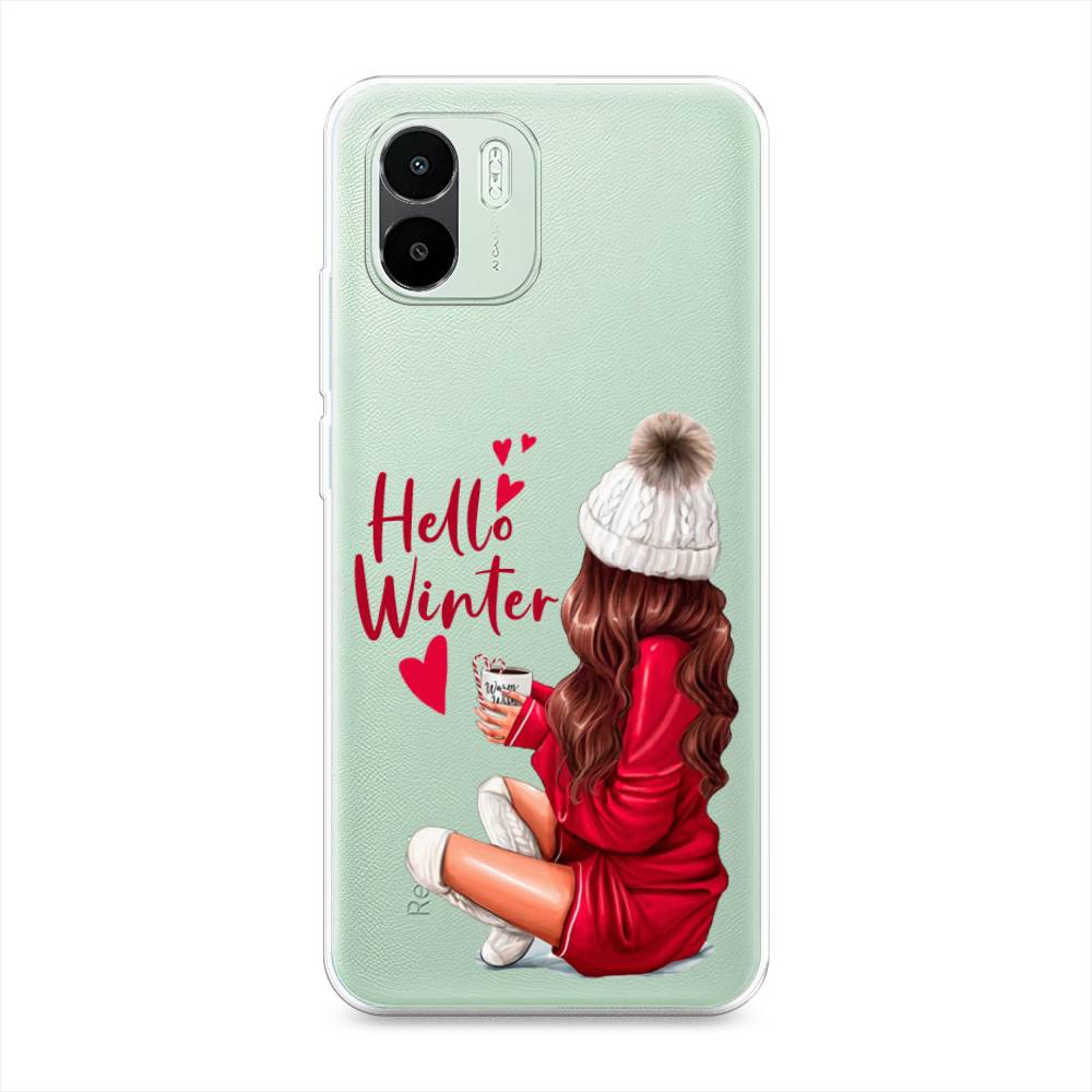 

Чехол на Xiaomi Redmi A1 "Hello winter", Красный;белый;коричневый, 316350-5